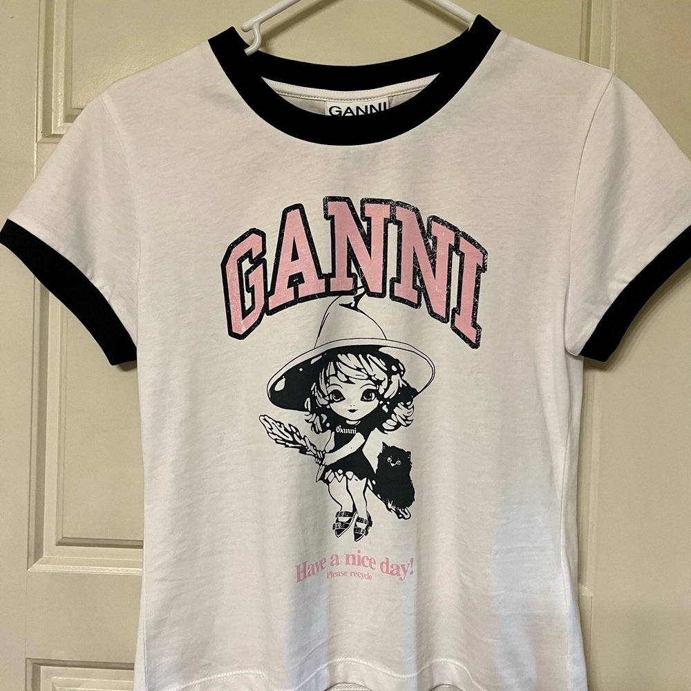 GANNI Witch Graphic T-Shirt